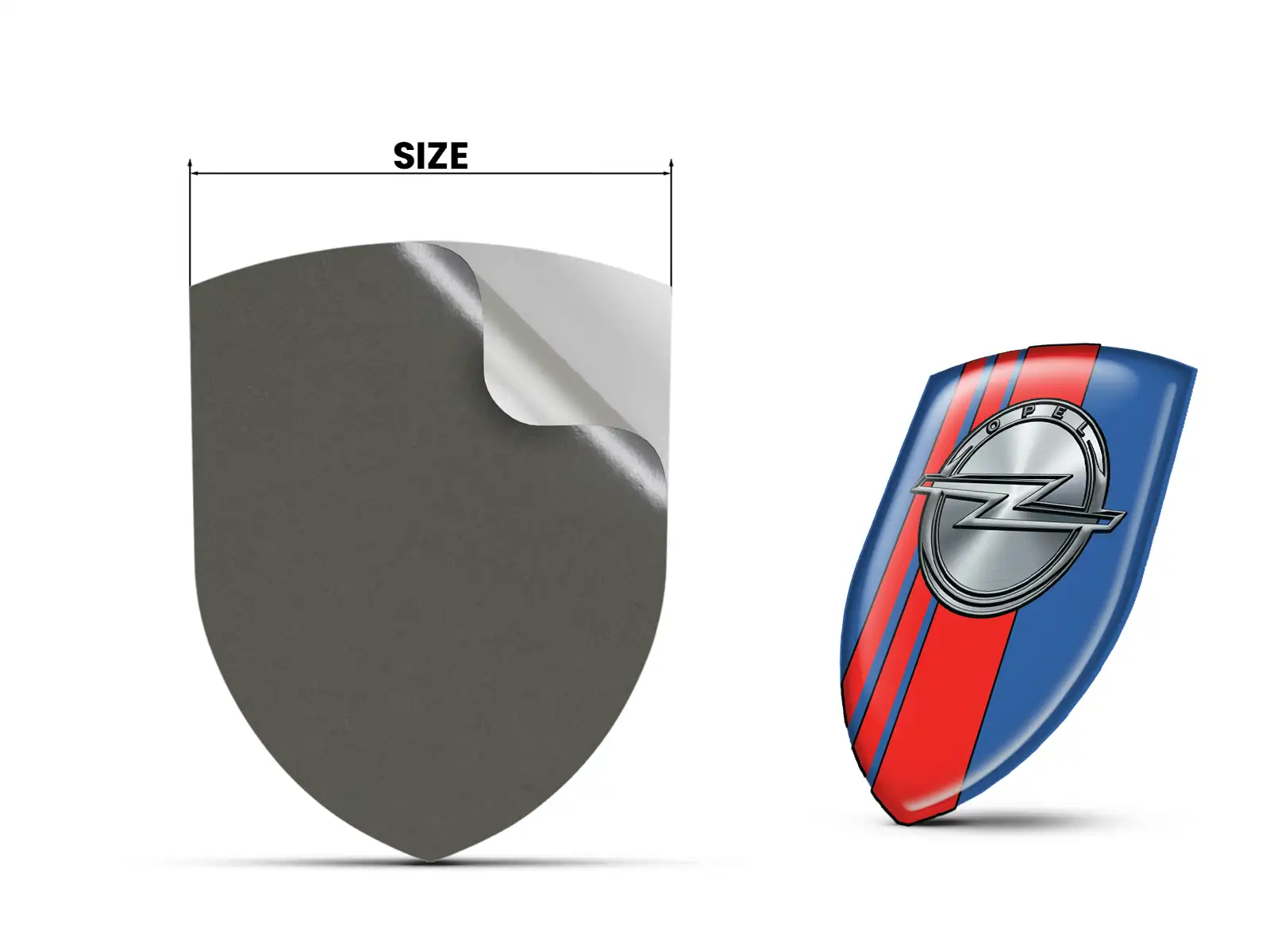 Opel Pegatinas Relieve Coche Resistentes Limitadas Universales